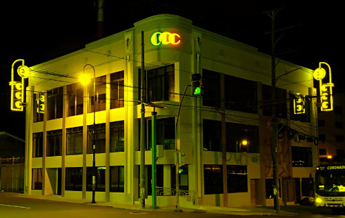 ART DECO NEON MARQUEE COSTA RICA'S CALL CENTER