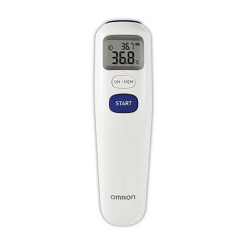 Forehead Thermometer by Omron Healthcare is non-intrusive. A measurement can be taken even while the child is sleeping. It offers a more comfortable temperature measurement especially for young children. Visit the website for details.