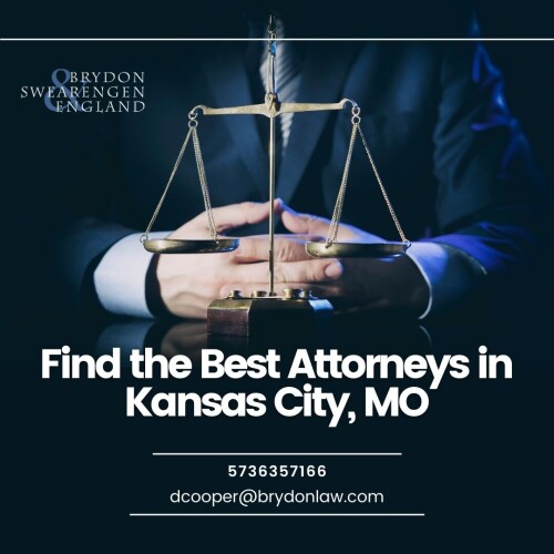 Find the best attorneys in Kansas City with Brydon law. Brydon, Swearengen & England P.C. is a law firm based in Jefferson City, Missouri comprised of accomplished attorneys who represent diverse regional and local interests. To know more visit here: www.brydonlaw.com/attorneys