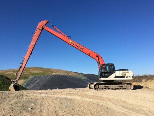 long reach excavator rental