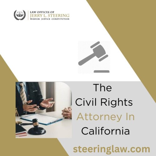 "Looking for a trusted Civil Rights Attorney In California? Welcome to the Law Office of Jerry L. Steering! With decades of experience, our dedicated team is here to protect your rights and fight for justice. Contact us today for expert legal representation in civil rights cases." For more information, please visit our website.
https://steeringlaw.com/
