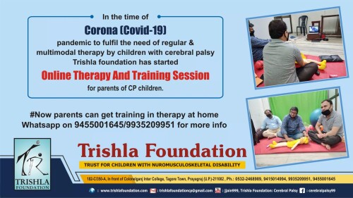 During this Covid-19 pandemic situation Trishla Foundation has started online therapy sessions for parents at home. Visit: https://www.trishlaortho.com/