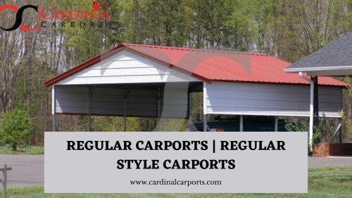 Regular Carports feature the most economical of the three roof systems that we offer. The roof transitions over to the legs with a radius bend. They are popular because they are the lowest priced units that we provide. visit the website.https://www.cardinalcarports.com/metal-carports-steel-carports-metal-car-ports/regular-carports-regular-style-carports