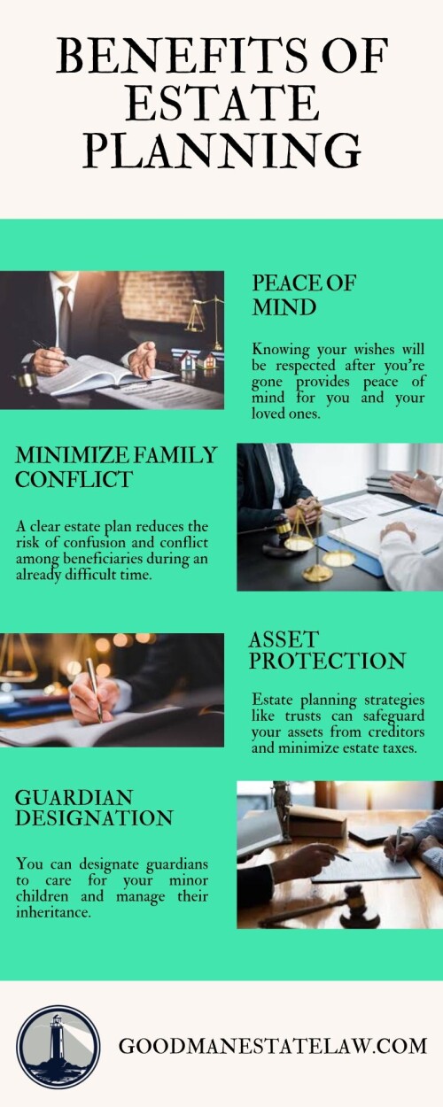 Goodman Estate Law is a boutique law firm primarily focused on Estate Planning, Probate, and Trust Administration in Laguna Hills Southern California.
https://goodmanestatelaw.com